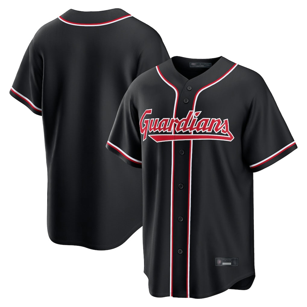 C.Guardians ## Guardians Blank Player Black Fashion Out Home Game Edoa Stitched Jerseys