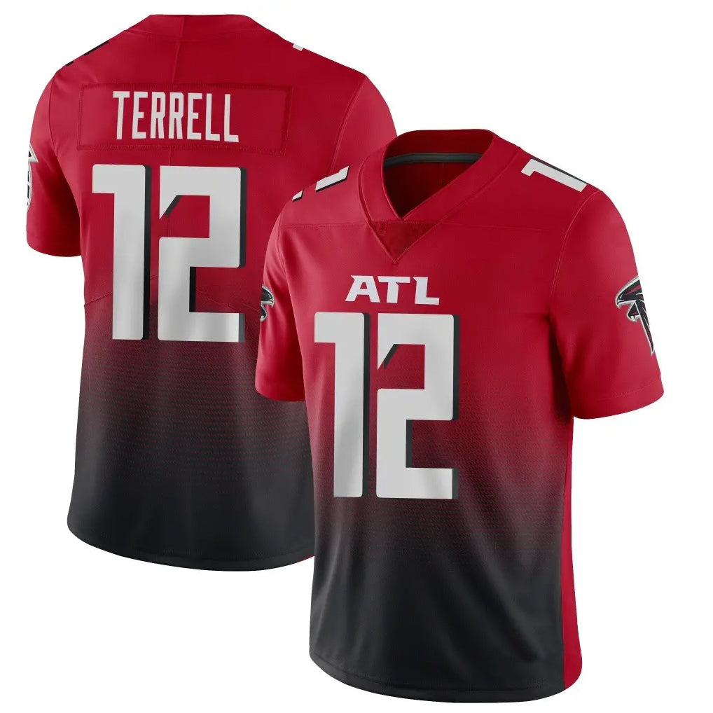 A.Falcons #12 Avieon Terrell Player Red Vapor Untouchable Limited Home Game Edoa Stitched Jerseys