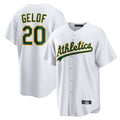 Athletics #20 Zack Gelof Player White Home Game Edoa Stitched Jerseys