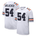 C.Bears #54 Brian Urlacher Player White Classic Home Game Edoa Stitched Jerseys