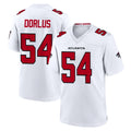 A.Falcons #54 Brandon Dorlus Player White Team Color Home Game Edoa Stitched Jerseys