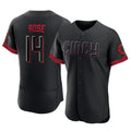C.Reds #14 Pete Rose Player Black City Connect Limited Elite Home Edoa Stitched Jerseys