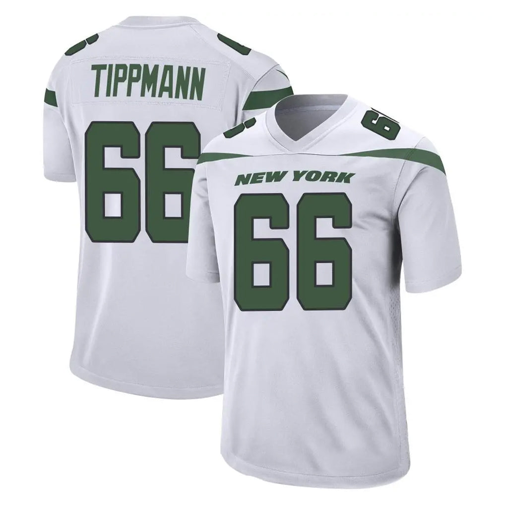 NY.Jets #66 Joe Tippmann Player White Spotlight Home Game Edoa Stitched Jerseys