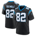 C.Panthers #82 Tommy Tremble Player Black Limited Home Game Edoa Stitched Jerseys
