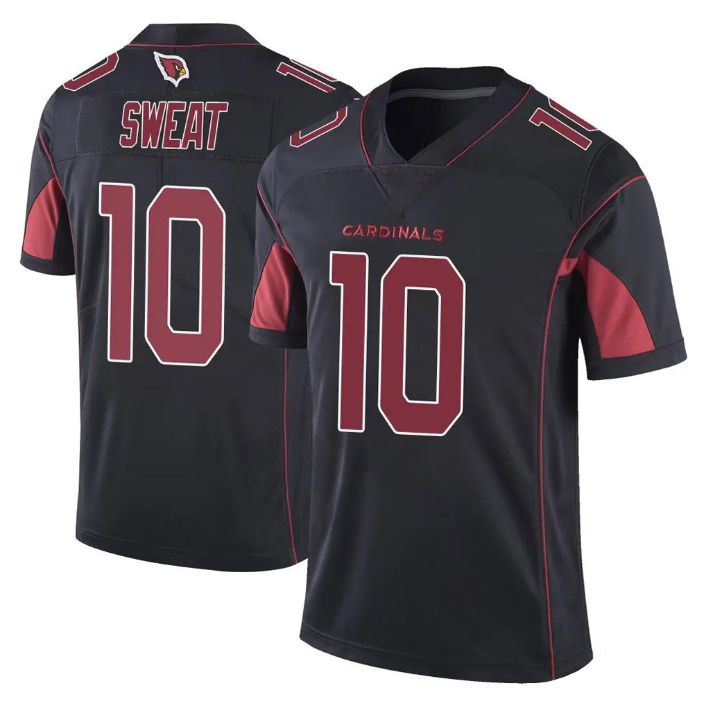 A.Cardinals #10 Josh Sweat Player Black Limited Color Rush Vapor Untouchable Home Game Edoa Stitched Jerseys