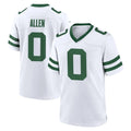 NY.Jets #0 Braelon Allen Player White Legacy Home Game Edoa Stitched Jerseys