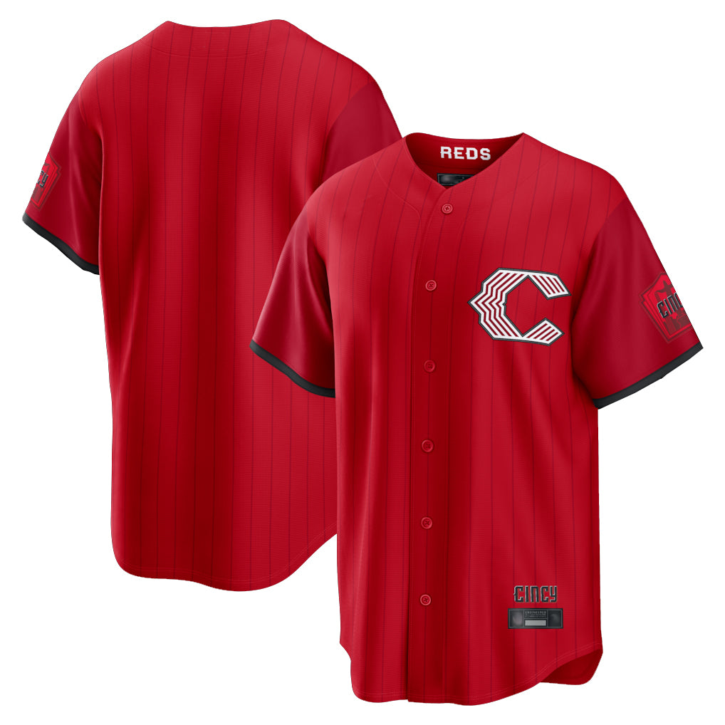 C.Reds ## Red Blank Player Red 2026 City Connect Home Game Edoa Stitched Jerseys