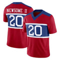 NY.Giants #20 Greg Newsome II Player Red Century Vapor F.U.S.E. Home Game Edoa Stitched Jerseys