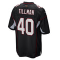 A.Cardinals #40 Pat Tillman Player Black Alternate Game Edoa Stitched Jerseys