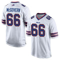 B.Bills #66 Connor McGovern Player White Home Game Edoa Stitched Jerseys