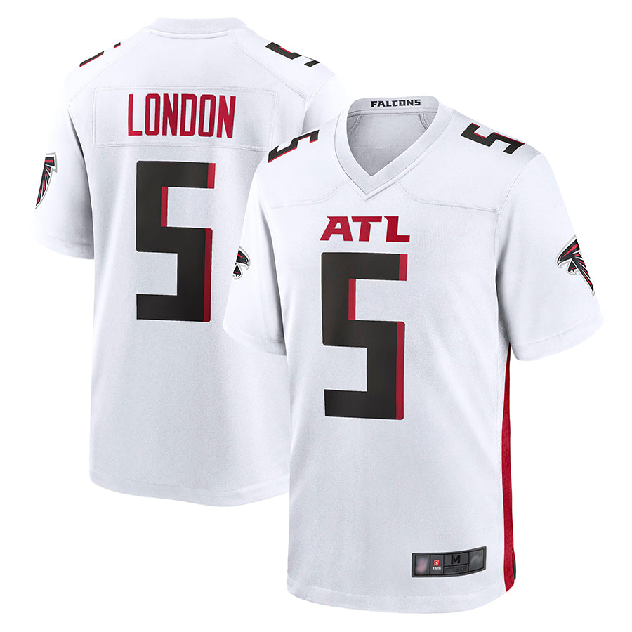 A.Falcons #5 Drake London Player White Game Edoa Stitched Jerseys
