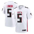 A.Falcons #5 Drake London Player White Game Edoa Stitched Jerseys