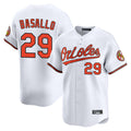 B.Orioles #29 Samuel Basallo Player White Limited Home Game Edoa Stitched Jerseys