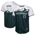C.Rockies #23 Kris Bryant Player Green City Connect Limited Home Game Edoa Stitched Jerseys