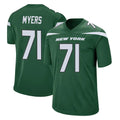 NY.Jets #71 Josh Myers Player Green Home Game Edoa Stitched Jerseys