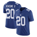 NY.Giants #20 Greg Newsome II Player Royal Limited Vapor Untouchable Home Game Edoa Stitched Jerseys