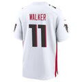 A.Falcons #11 Jalon Walker Player White Home Game Edoa Stitched Jerseys
