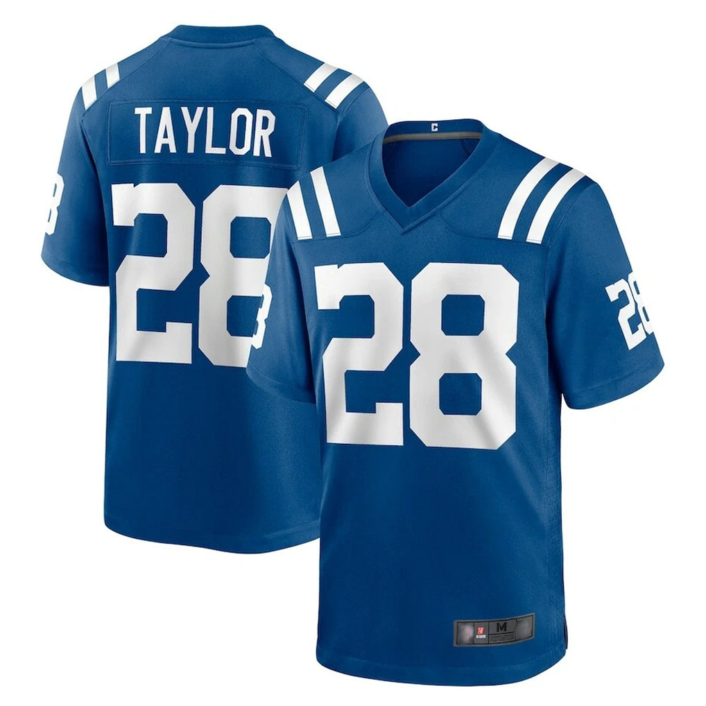 IN.Colts #28 Jonathan Taylor Player Royal Home Game Edoa Stitched Jerseys