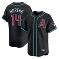A.Diamondbacks #14 Gabriel Moreno Player Black Limited Home Game Edoa Stitched Jerseys