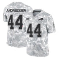 B.Bills #44 Joe Andreessen Player Arctic Camo Salute to Service Limited Edoa Stitched Jerseys