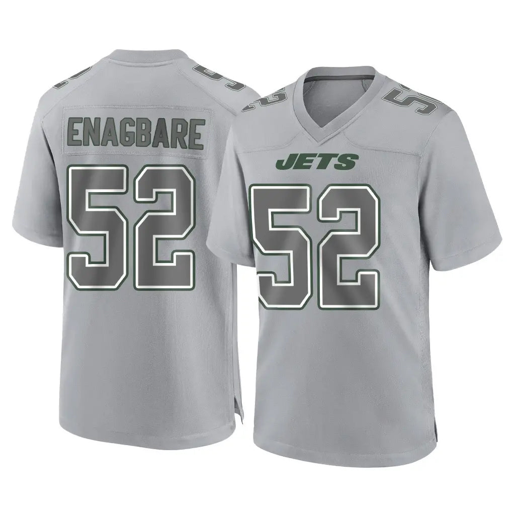 NY.Jets #52 Kingsley Enagbare Player Gray Limited Atmosphere Fashion Home Game Edoa Stitched Jerseys