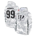 C.Bengals #99 Myles Murphy Player Arctic Camo Salute to Service Pullover Hoodie Limited Edoa Stitched Jerseys