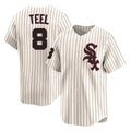 C.White Sox #8 Kyle Teel Player Cream Cooperstown Collection Limited Home Edoa Stitched Jerseys