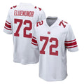 NY.Giants #72 Jermaine Eluemunor Player White Home Game Edoa Stitched Jerseys