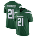 NY.Jets #21 Brandon Stephens Player Green Limited Vapor Home Game Edoa Stitched Jerseys