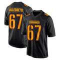 W.Commanders #67 Nick Allegretti Player Black Carbon Fashion Home Game Edoa Stitched Jerseys