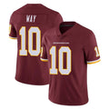 W.Commanders #10 Tress Way Player Burgundy Limited Team Color Vapor Untouchable Home Game Edoa Stitched Jerseys