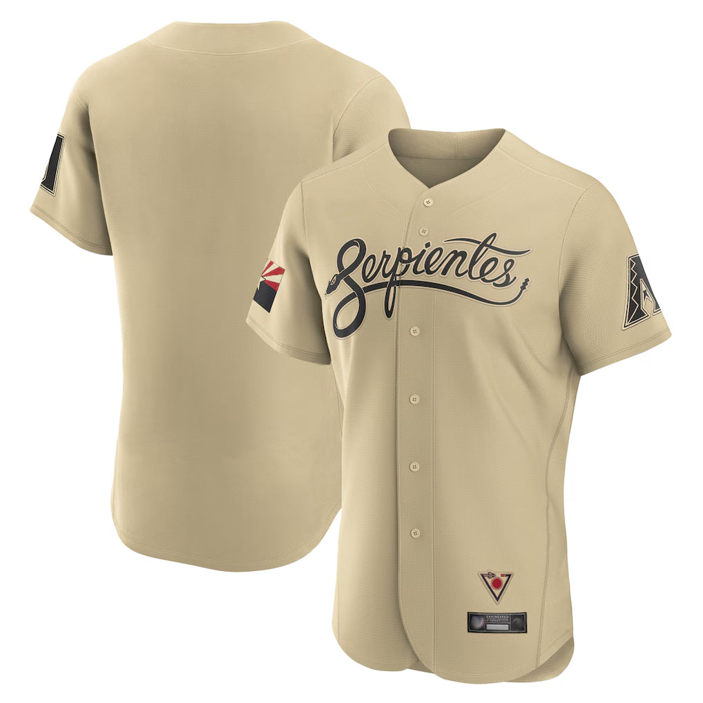 A.Diamondbacks ## Diamondbacks Blank Player Tan City Connect Limited Elite Home Game Edoa Stitched Jerseys