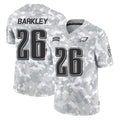 P.Eagles #26 Saquon Barkley Player Arctic Camo Salute to Service Limited Game Edoa Stitched Jerseys