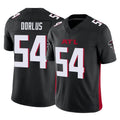 A.Falcons #54 Brandon Dorlus Player Black Vapor F.U.S.E. Limited Home Game Edoa Stitched Jerseys