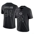 C.Bears #84 Colston Loveland Player Black REFLECTIVE Limited Game Edoa Stitched Jerseys