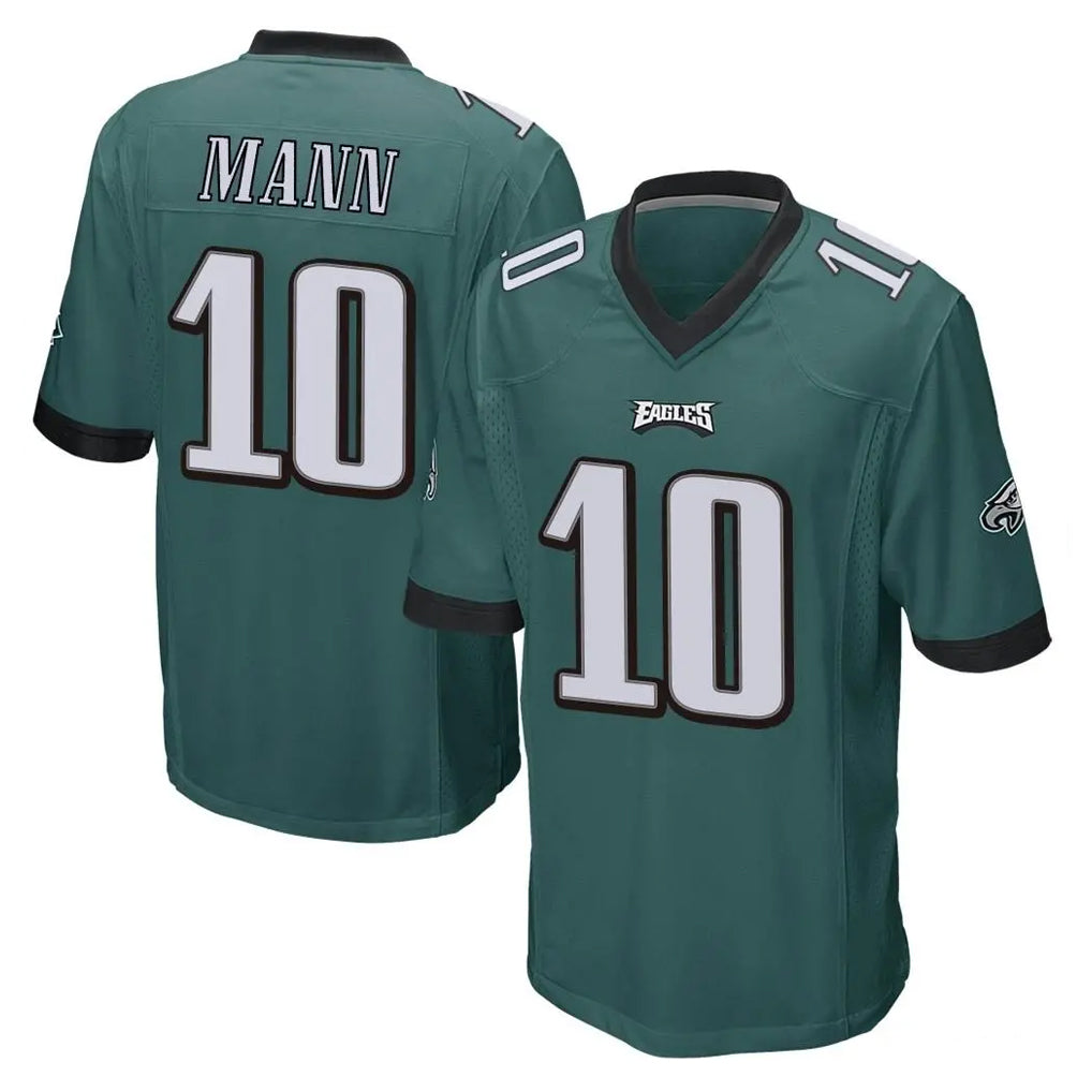 P.Eagles #10 Braden Mann Player Team Color Green Home Game Edoa Stitched Jerseys