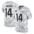 A.Cardinals #14 Michael Wilson Player Camo Salute to Service Limited Home Edoa Stitched Jerseys