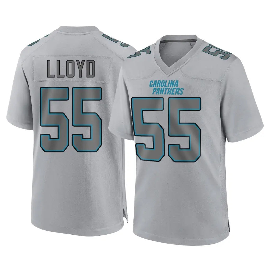C.Panthers #55 Devin Lloyd Player Gray Atmosphere Fashion Game Edoa Stitched Jerseys