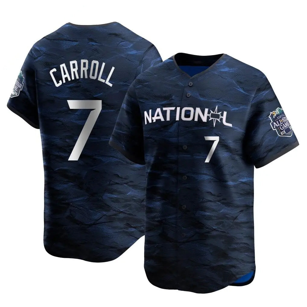 A.Diamondbacks #7 Corbin Carroll Player Royal Limited National League Game All-Star Edoa Stitched Jerseys
