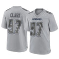 D.Cowboys #97 Kenny Clark Player Gray Atmosphere Fashion Home Game Edoa Stitched Jerseys