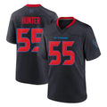 H.Texans #55 Danielle Hunter Player Navy 2nd Alternate Home Game Edoa Stitched Jerseys