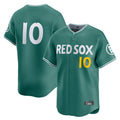 B.Red Sox #10 Trevor Story Player Green City Connect Limited Home Game Edoa Stitched Jerseys