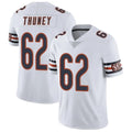 C.Bears #62 Joe Thuney Player White Vapor Untouchable Limited Home Game Edoa Stitched Jerseys