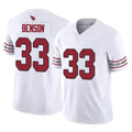 A.Cardinals #33 Trey Benson Player White Vapor F.U.S.E. Limited Home Game Edoa Stitched Jerseyss