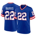 NY.Giants #22 Najee Harris Player Royal Classic Home Game Edoa Stitched Jerseys