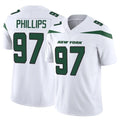 NY.Jets #97 Harrison Phillips Player White Limited Vapor F.U.S.E. Home Game Edoa Stitched Jerseys