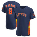 H.Astros #8 Christian Walker Player Navy Home Limited Elite Edoa Stitched Jerseys