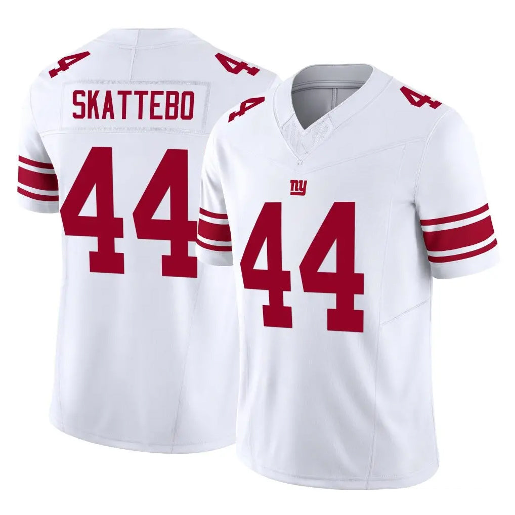 NY.Giants #44 Cam Skattebo Player White Limited Vapor F.U.S.E. Home Game Edoa Stitched Jerseys