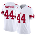 NY.Giants #44 Cam Skattebo Player White Limited Vapor F.U.S.E. Home Game Edoa Stitched Jerseys