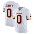 W.Commanders #0 Mike Sainristil Player White Limited Vapor Untouchable Home Game Edoa Stitched Jerseys